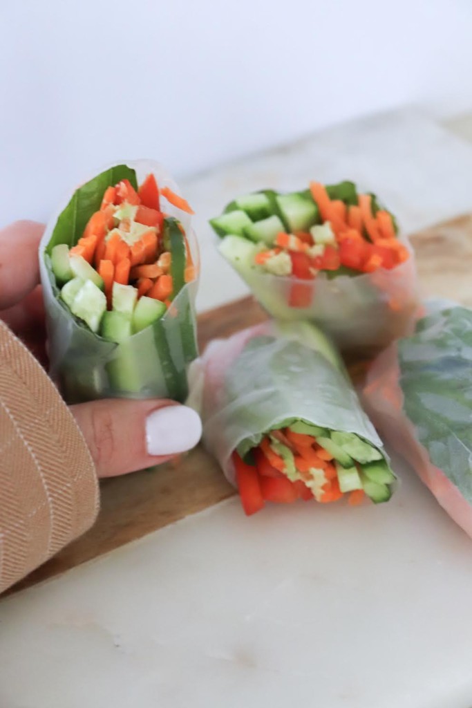 veggie spring Roll the Modern Day Girlfriend 