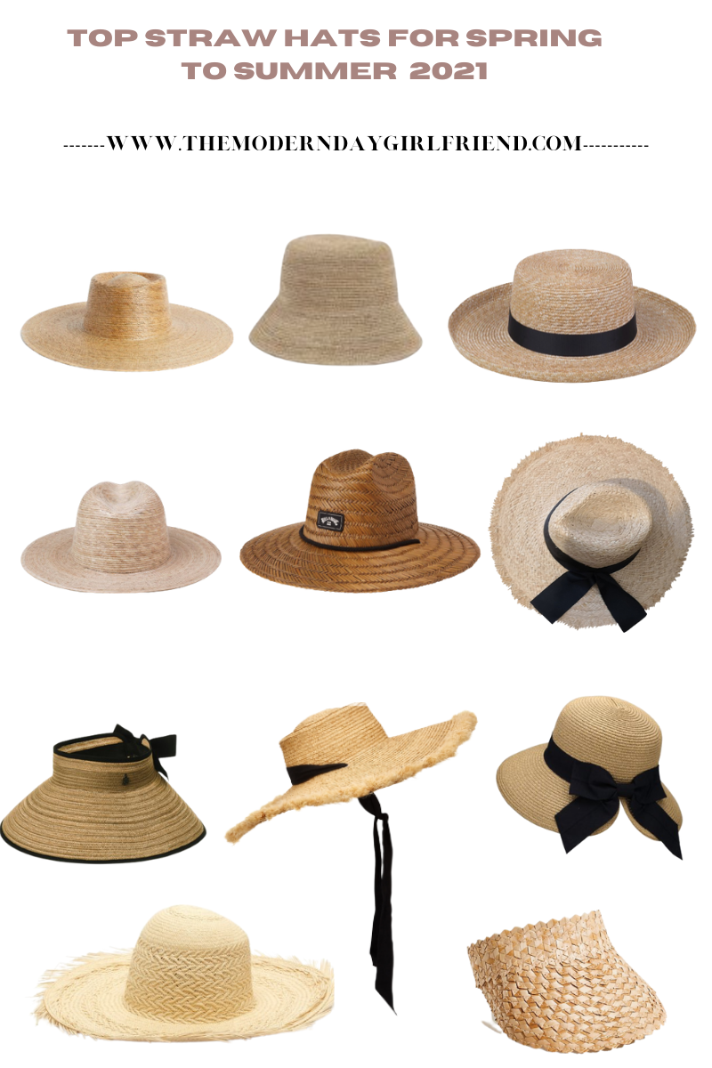 straw hats summer the modern day girlfriend 