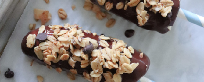 Vegan Chocolate Covered Banana