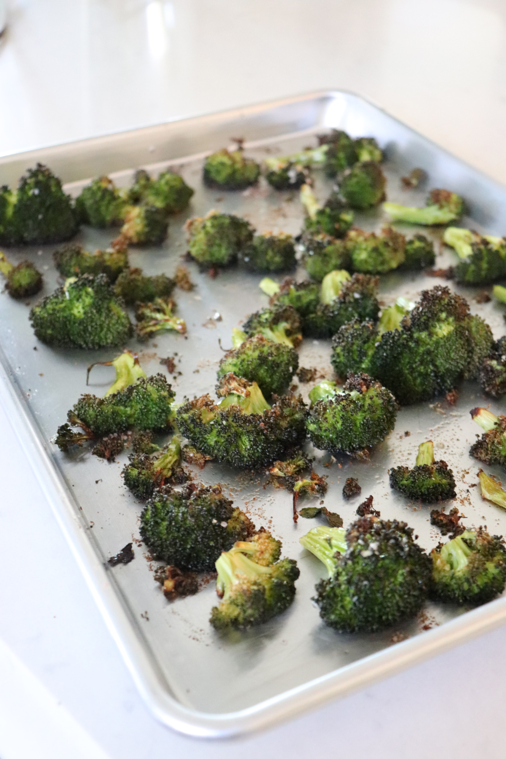 vegan side dish roasted broccoli