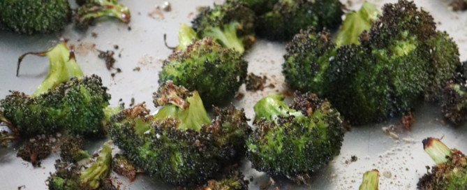 vegan side dish roasted broccoli