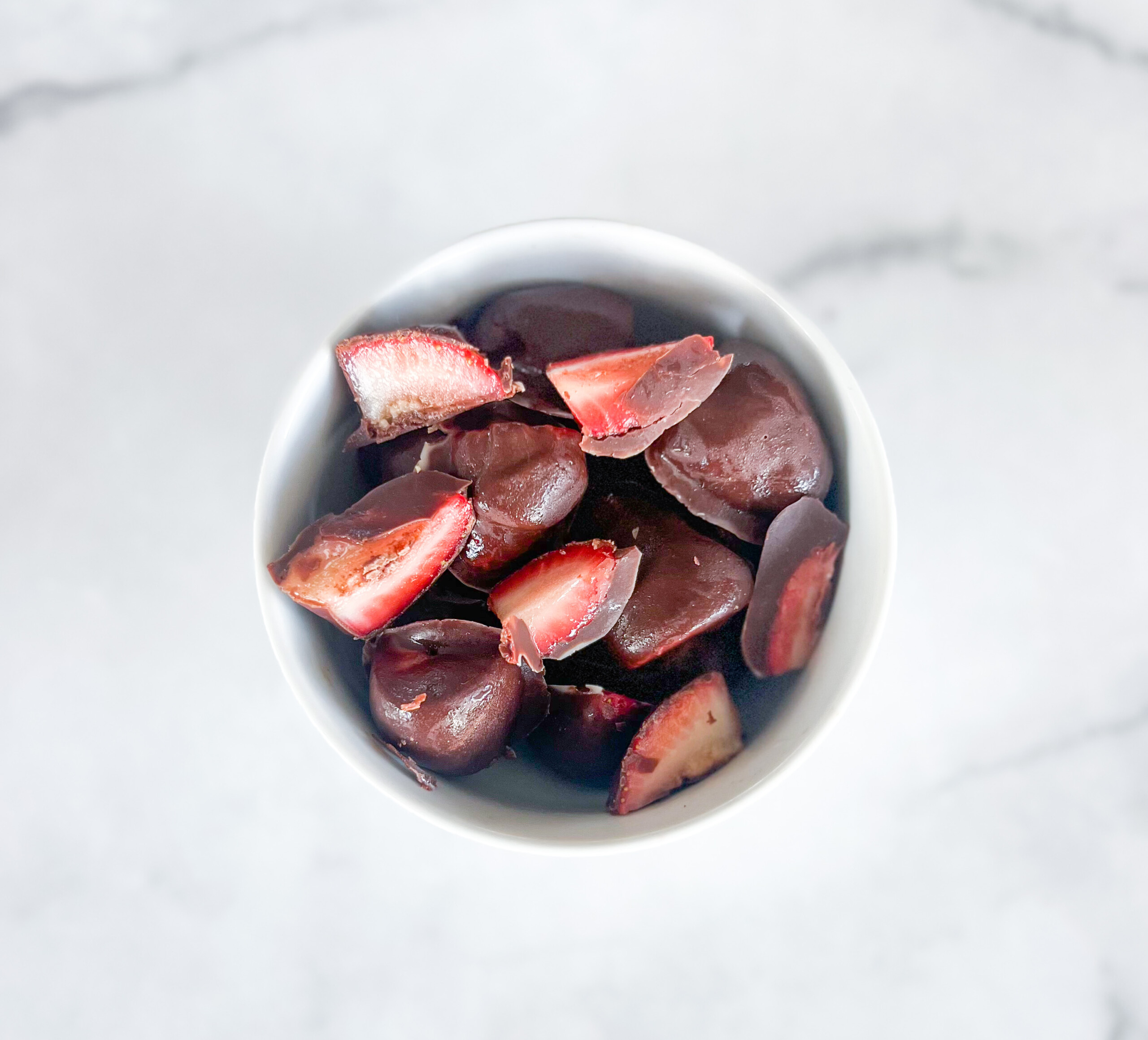 Chocolate Covered Strawberry Bites