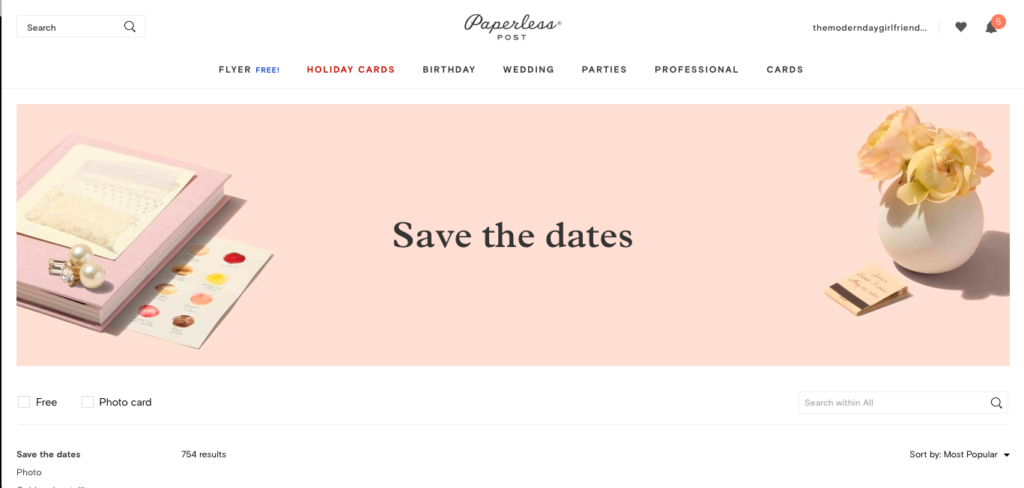 Save The Dates With Paperless Post