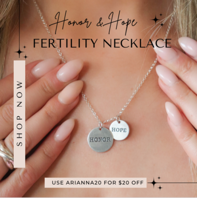 fertility necklace IVF the modern day girlfriend 