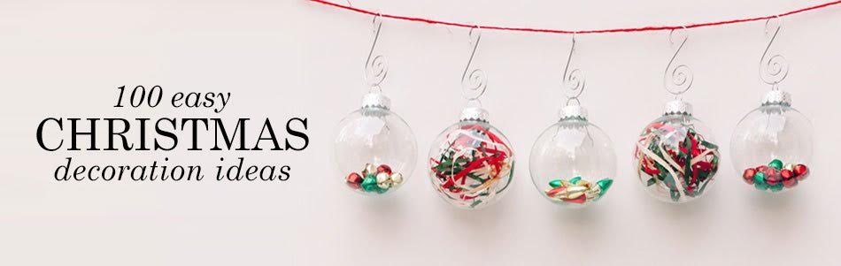 100 easy christmas decoration ideas 